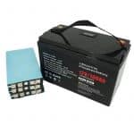 12.8V 100Ah LiFePO4 Battery - Internal Grade-A Cells and BMS Structure