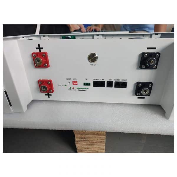 Terminal Interface of the 51.2V 100Ah LiFePO4 Battery - Smart BMS Ports