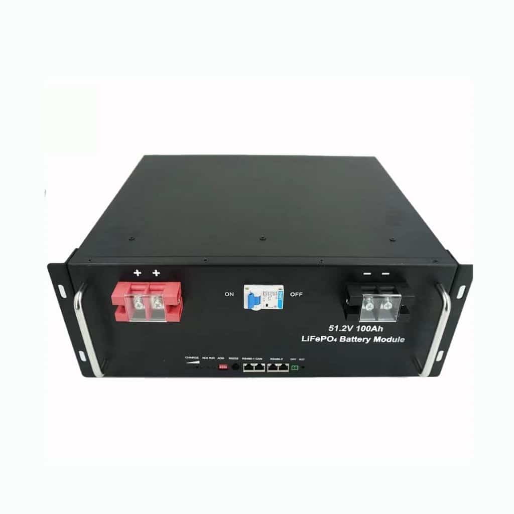 51.2V 100Ah LiFePO4 Battery for 5kWh Rack Mount Storage System