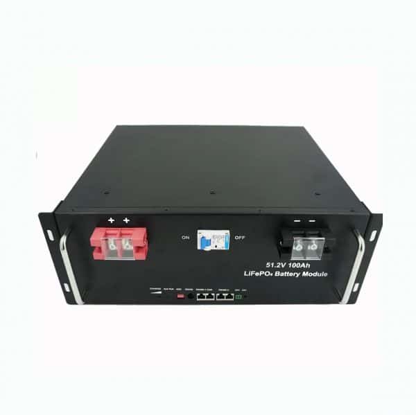 51.2V 100Ah LiFePO4 Battery for 5kWh Rack Mount Storage System