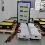 51.2V 100Ah LiFePO4 Battery undergoing rigorous performance testing at LTS factory.