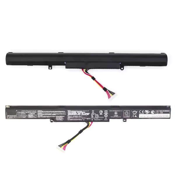 A41N1501 battery package contents including the battery unit and warranty documentation.