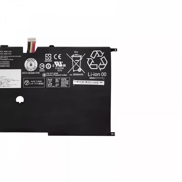 High-capacity 45Wh 45N1700 battery for long-lasting ThinkPad X1 Carbon performance.