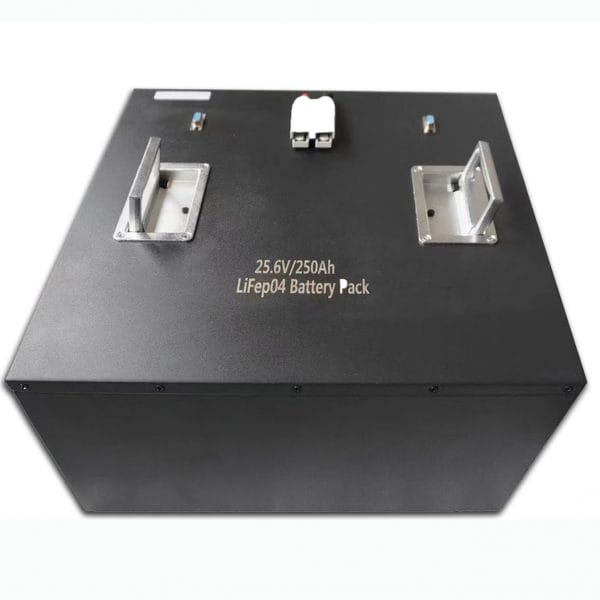 24V 300Ah LiFePO4 Battery Pack in Industrial Metal Case for Solar Freezers
