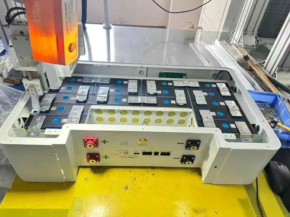 Precision wiring of Custom BESS Solutions in LTS factory