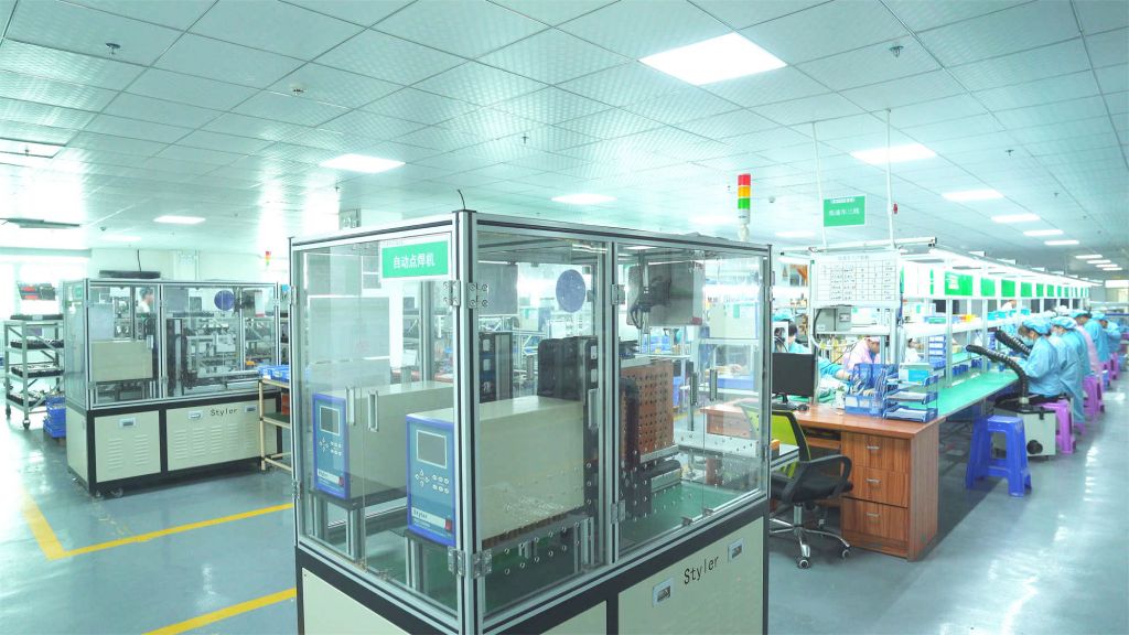 Automated lithium battery production line in LTS factory China