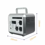 Dimensions and technical specs of LTS 1200W portable power station