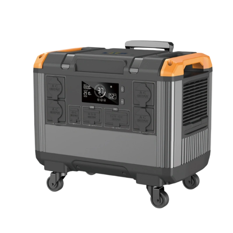 3000W heavy-duty portable power station with LiFePO4 battery by LTS Battery for home backup and off-grid use