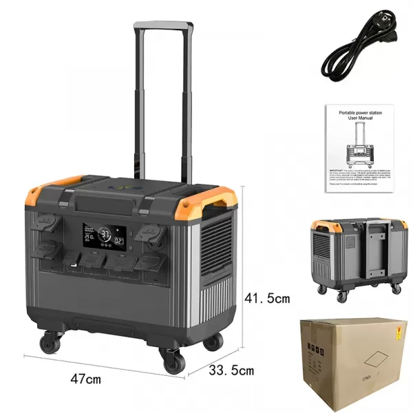 Shipping packaging for 3000W portable power station wholesale LTS Battery