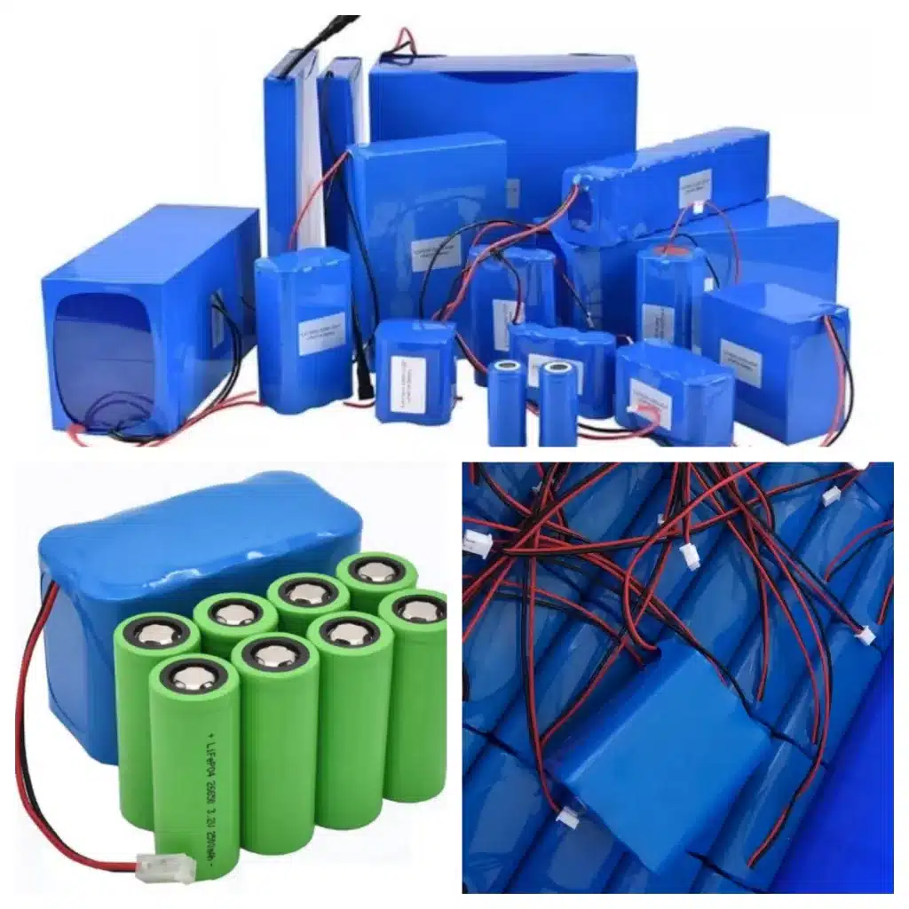 PVC wrapped lithium-ion battery pack for medical and robotic devices
