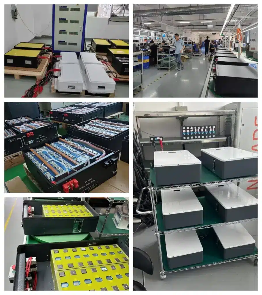 Rigorous Testing of 51.2V 100Ah LiFePO4 Battery at LTS Dongguan Factory