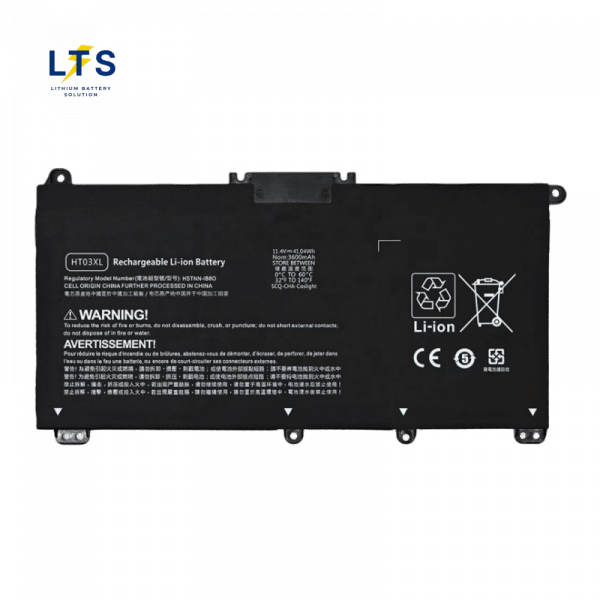 HT03XL battery replacement for HP Pavilion 15 front view