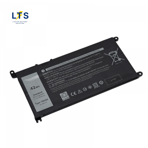 Replacement WDX0R battery bulk isometric slim profile view