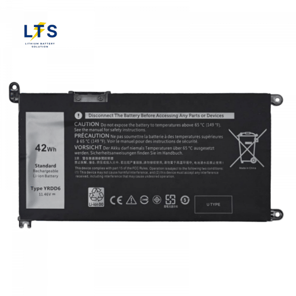 WDX0R battery replacement for Dell Inspiron 15 front view