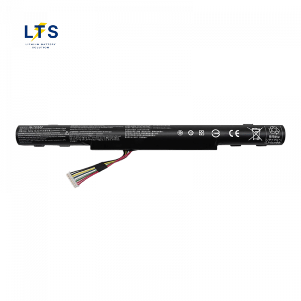 Replacement AL15A32 battery bulk front full bar view with wire harness