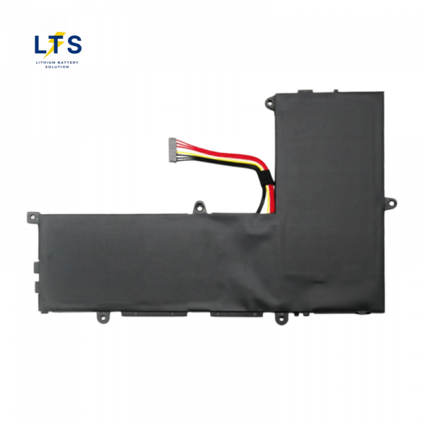 Replacement C21N1521 battery bulk L shaped back casing flat view