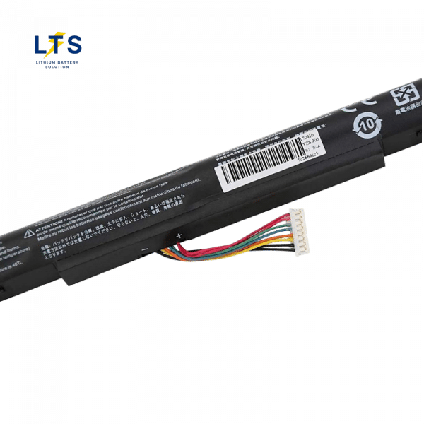Acer AL15A32 battery factory wire harness exit and rating label detail