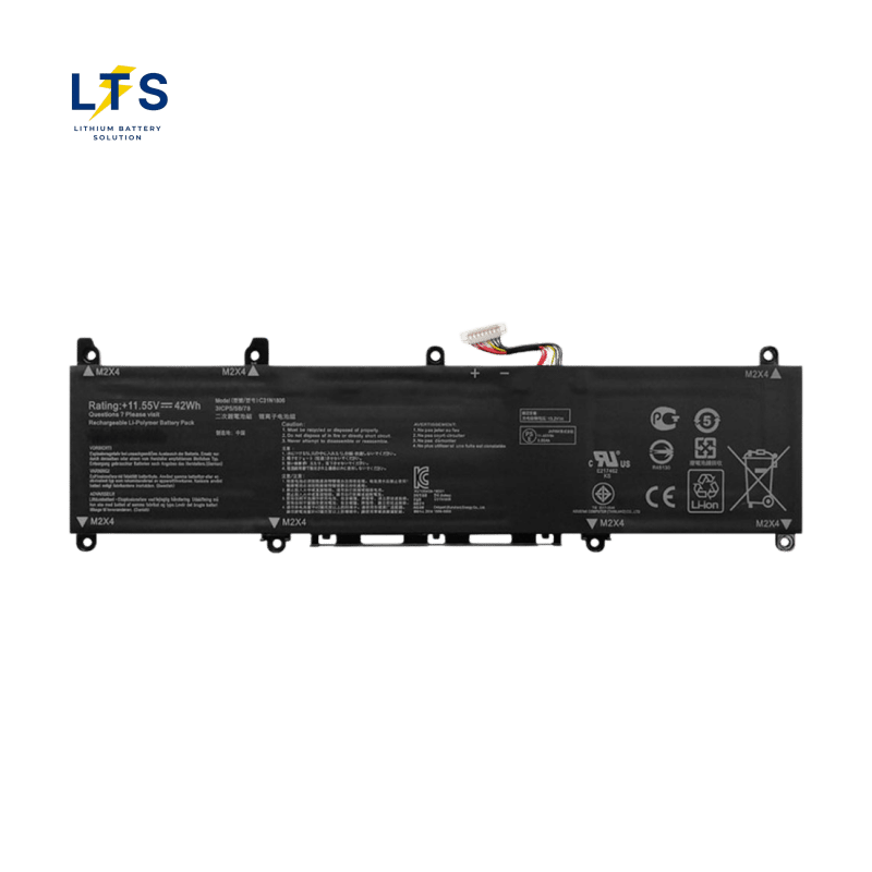 C31N1806 battery replacement for Asus VivoBook S13 X330 front specification view