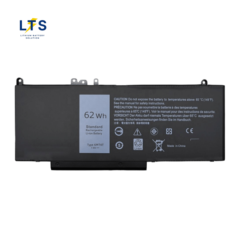 6MT4T battery replacement for Dell Latitude E5570 front view