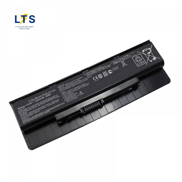 A32-N56 battery replacement for Asus N56 isometric top view